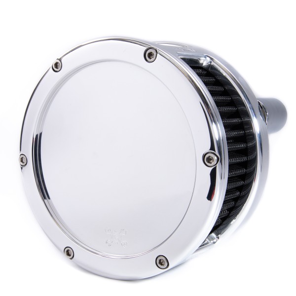 BA Air Cleaner Kit, Chrome finish, Black filter