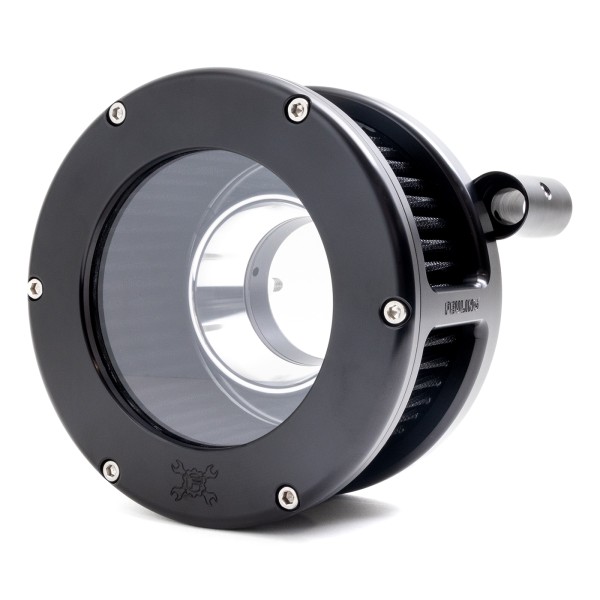 BA Air Cleaner Kit, Black finish, Black filter