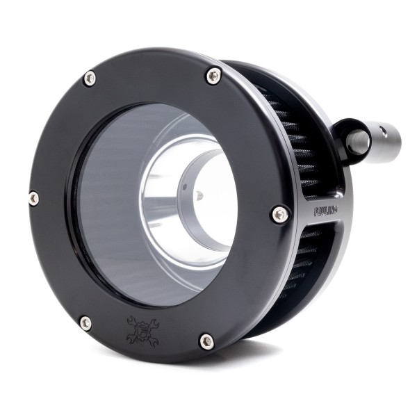 BA Air Cleaner Kit, Black finish, Black filter